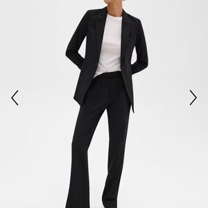 Theory pantsuit, Blue pinstripe wool, size small